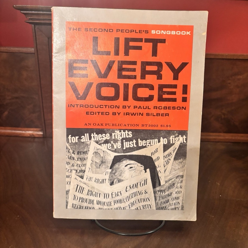 Vintage 1964 Lift Every Voice Second People's Songbook Irwin Silber Paul Robeson